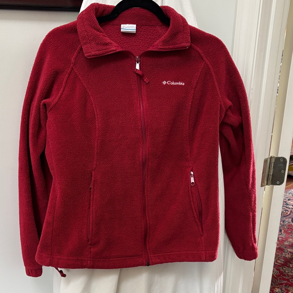 Columbia zip up fleece jacket
